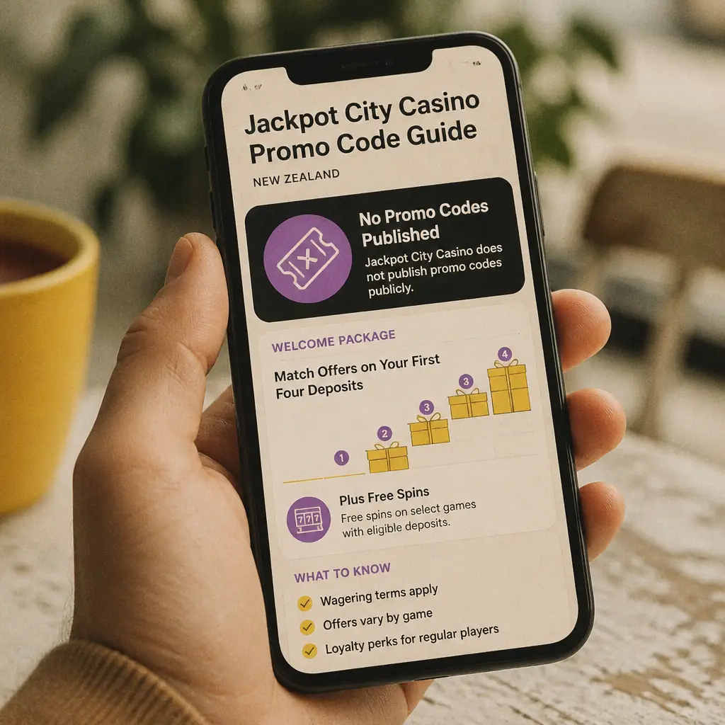 Jackpot City Casino Promo Code Guide for New Zealand visual guide for Jackpot City Casino